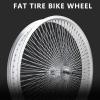 TRACER 140 Spoke 7-speed Bike Rim 26"*3.0 Cruiser Bicycle Disc Brake Wheelset, Polish Front and Rear Rims Set (polish) view 2