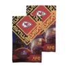 Northwest NFL Kansas City Chiefs Super Bowl LVIII Champions Fan Towel 2-Pack, 16" x 25", Arrival Participant view 1