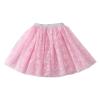 Girl's Layered Tutu Skirt Tulle Princess Sequin Skirt for Girl Girls Tutu Skirts Layered Tulle (Pink, 6-7 Years) view 1