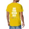 Custom Shirts for Men Women Personalized Your Image Text Photo Soft T-Shirt for Gifts Yellow XL view 1