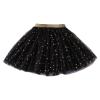 Girl's Layered Tutu Skirt Tulle Princess Sequin Skirt for Girl Girls Tutu Skirts Layered Tulle (Black, 3-4 Years) view 1