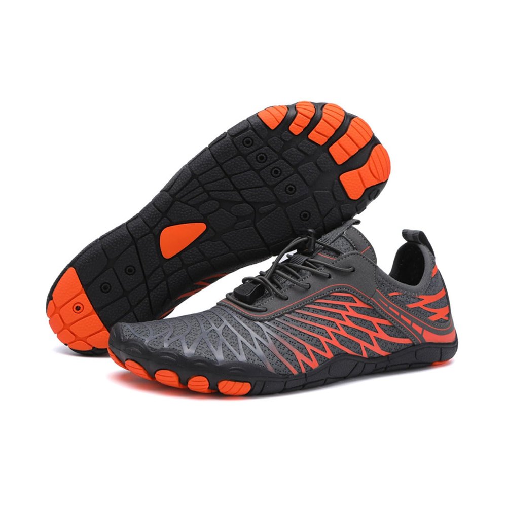 Hike Barefoot Shoes for Women Men with Wide Toe Box, Healthy & Non-Slip Breathable Barefoot Water Shoes Beach Pool Aqua Swim Surf Hiking Walking Shoes
