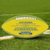 Moactiv to My Grandson Custom Personalized Football,Outdoor Football with Pump and Carry Bag, The Best Gift for Your Grandchild's Anniversary Birthday Graduation view 1