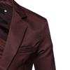 Men's Solid Color Slim Business Jacket One Button Notch Lapel Sport Coat Formal Wedding Blazer Suit Jackets (Coffee,XX-Large) view 4