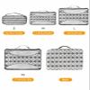 4 Set Packing Cubes for Suitcases Travel Essential Luggage Organizer Carry on Suitcases Abstract Mural Pattern Symmetry Gray Travel Bags Travel Accessories in 4 Sizes(XL, L, M, S) view 2