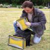 4 Set Packing Cubes for Suitcases Travel Essential Luggage Organizer Carry on Suitcases Zigzag Geometric Pattern Border Yellow Travel Bags Travel Accessories in 4 Sizes(XL, L, M, S) view 3