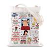 ENSIANTH TV Show Inspired Tote Bag Comedy Movie Inspired Gift 90s Christmas Movie Merch Christmas Party Handbag (Home bag) view 1