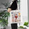 ENSIANTH TV Show Inspired Tote Bag Comedy Movie Inspired Gift 90s Christmas Movie Merch Christmas Party Handbag (Home bag) view 2