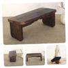 Sosoport Wood Stool for Meditation Household Stool Bench Cushion Kneel Mat for Worship view 3