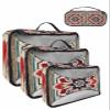 4 Set Packing Cubes for Suitcases Travel Essential Luggage Organizer Carry on Suitcases Abstract Line Frame Flower Travel Bags Travel Accessories in 4 Sizes(XL, L, M, S) view 1