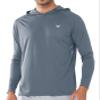 NORTHYARD Men's UPF 50+ Hoodie Shirts Long Sleeve Sun Protection Fishing Swim Beach UV SPF Rash Guard Quick Dry Lightweight Cloud XL view 1