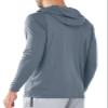NORTHYARD Men's UPF 50+ Hoodie Shirts Long Sleeve Sun Protection Fishing Swim Beach UV SPF Rash Guard Quick Dry Lightweight Cloud XL view 2