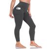 HeyNuts Yoga Pro 7/8 Leggings with Pockets for Women, High Waisted Compression Tummy Control Workout Yoga Lounge Buttery Soft Pants Graphite Grey_25'' XS(0/2) view 1