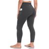 HeyNuts Yoga Pro 7/8 Leggings with Pockets for Women, High Waisted Compression Tummy Control Workout Yoga Lounge Buttery Soft Pants Graphite Grey_25'' XS(0/2) view 4
