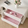 CHIHUT 12x100 Peach Pink Self Adhesive Velvet Flocking Liner Sheet Peel and Stick Velvet Contact Paper Jewelry Drawer Felt Liner Roll for Shelves Box Lining Solid Pink Felt Wallpaper view 2