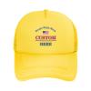 Customized Hats Custom Hat Men Women Your Design Own Hat Personalized Logo Image Text Name Hat Custom Yellow Hats view 2