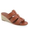 Aerosoles Women's WILMA Wedge Heel Slide Sandal, Ginger Bread PU, 9.5W view 2