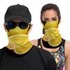 SmtSec Neck Gaiter Face Mask with Ear Loops Fruit Lemon Windproof Bandana Versatile Head Wrap Quick Dry Headband for Men Women view 1