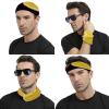 SmtSec Neck Gaiter Face Mask with Ear Loops Fruit Lemon Windproof Bandana Versatile Head Wrap Quick Dry Headband for Men Women view 4