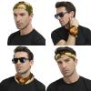 SmtSec Neck Gaiter Face Mask with Ear Loops Baby Chick in Flowers Windproof Bandana Versatile Head Wrap Quick Dry Headband for Men Women view 4