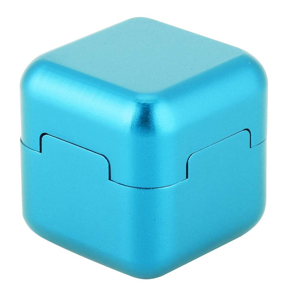 NDNCZDHC Aluminum Portable Mini Magnetic Cue Tip Chalk Holder Billiard Pool Chalks Carrier(Blue)