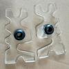 Miskall Clear Billiard Cue Bridge Head, Practical Pool Cue Bridge Head Pole Shape Easy to Use for Club view 4