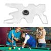 Miskall Billiard Bridge Head, Portable Clear Acrylic Snooker Pool Cue Moosehead Head Billiard Accessory view 4