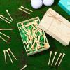 Hollowfly 50 Pack Wood Golf Tees Bulk for Men Valentine's Day Gifts 2-3/4 Inch Wooden Golf Tees Funny Birthday Gag Gifts for Men Grandpa Husband Lovers, 10 Style view 4