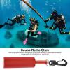 difas Scuba Rattle Stick, Aluminum Alloy Diving Rattle, 360 Diving Pointer with Clip, Durable Scuba Diving Underwater Shaker, Lightweight Noise Maker Signal Bell, Diving Safety Gear for Underwater view 3