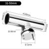 UNKOMN Marine Hardware 32MM-50MM 360 Degrees Rotation Clamp on Fishing Rod Holder Stainless Steel for Boat Marine Hardware Adjustable Boat Accessories view 2