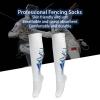 JAOCDOEN Fencing Socks Sweat Absorbing Breathable Stretchy Wearable Combed Cotton Unisex Fencing Stockings for Men Women (L) view 4