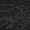 Women's Floral Lace Maxi Dress 3/4 Sleeve Bridesmaid Party Dress Vintage Formal Cocktail Party Swing Dresses Black view 4