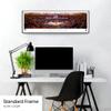 Fighiting Illini Basketball - 40.25x13.75-inch Standard Framed Print by Blakeway Panoramas view 3
