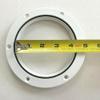 4" Round Access Hatch Cover Boat Replacement, Screw Out Deck Plate -White, O-Ring Seal, ABS Material view 2