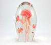 Multiple Coral Glow Jellyfish Paperweight view 1