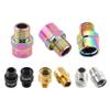 1 Pair Bicycle Pedal Extender MTB Road Bike Pedal Extender Lock Pedals Extended 16mm/0.63inch Crank Extension Tool fits 9/16 inch Threaded Bike Pedals for MTB BMX Street Bicycle (Colourful) view 2