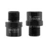1 Pair Bicycle Pedal Extender MTB Road Bike Pedal Extender Lock Pedals Extended 16mm/0.63inch Crank Extension Tool fits 9/16 inch Threaded Bike Pedals for MTB BMX Street Bicycle (Black) view 1