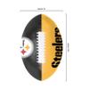FOCO Pittsburgh Steelers NFL 12" PVC Football view 3