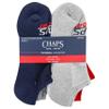Chaps Men's Sport Cushioned No Show Socks 6 Pair Pack, Navy Assorted, Men's Shoe Size: 6-12 view 3