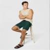 BOSS Medium Length Solid Swim Trunk, Pine Tree Green, XXL view 2