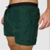 BOSS Medium Length Solid Swim Trunk, Pine Tree Green, XXL view 3