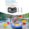 Track Mounting Base, Kayak Track Mount Base Light Pole Base Rail Mount Replacement for Fishing Boat Canoe Yacht, Built in 2 Screws view 3