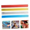 HANABASS 4pcs Aluminum Alloy Relay Baton Durable and Lightweight Transfer Sticks for Events Indoor and Outdoor Use for Parents view 2