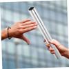 HANABASS 4pcs Aluminum Alloy Relay Baton Durable and Lightweight Transfer Sticks for Events Indoor and Outdoor Use for Parents view 4