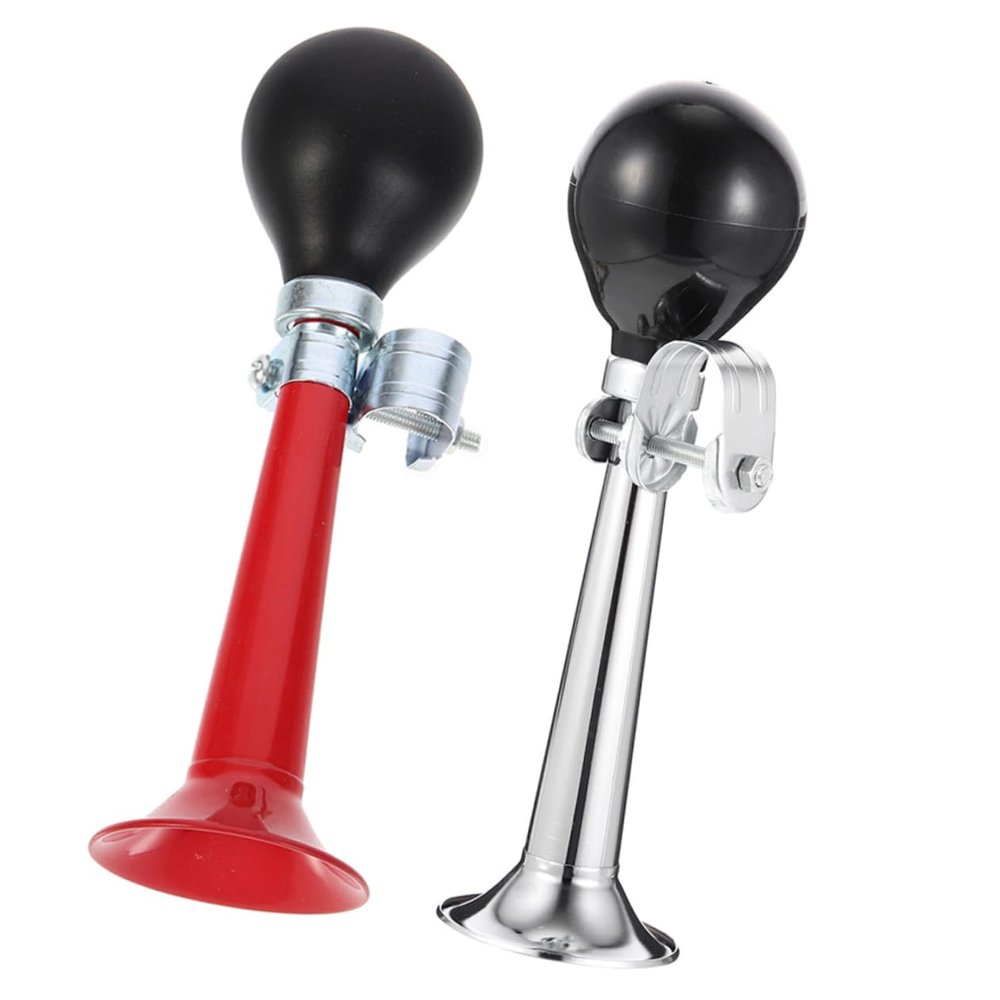 HANABASS 4pcs Air Horns Loud Safety Bells for Boys and Girls and Adults Easy to Install Handlebar Horns for and