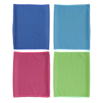 GOOHOCHY 4pcs Cooling Towels for Sports Skin-Friendly Ice Towels for Neck and Breathable Microfiber for Yoga Gym Running Camping Light Blue Green