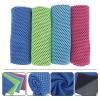 GOOHOCHY 4pcs Cooling Towels for Sports Skin-Friendly Ice Towels for Neck and Breathable Microfiber for Yoga Gym Running Camping Light Blue Green view 2