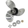 BARDOVEN SS 20-60HP 10-1/4X14 Stainless Steel Propeller 13 Tooth Prop for Mercury Outboard Motor, FITTED, SILVER view 1