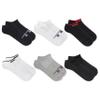 Chaps Men's Sport American Flag Cushioned No Show Socks 6 Pair Pack, Black Assorted, Men's Shoe Size: 6-12 view 1