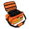 Lightning X Mid-Sized First Responder EMT Bag | LXMB25 | Fully Stocked w/ 248+ First Aid Supplies + Trauma Pak w/C.A.T. Tourniquet & QuikClot - Orange view 3